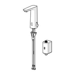 Hansa Electra Digital plus Waschtischarmatur, Standmontage, Sensor, Bluetooth, 3,6V, Ch... HANSA-93302239 4057304019586 (Abb. 1)