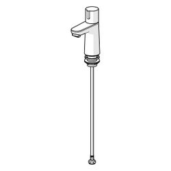 Hansa Nova Einhebel-Kaltwasserarmatur, Ausladung 84mm, DN 15, Chrom, 00902201... HANSA-00902201 4057304019807 (Abb. 1)