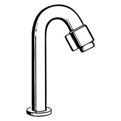 Hansa Nova Einhebel-Waschtischbatterie, Ausladung 93mm, DN 15, Chrom, 00938101... HANSA-00938101 4015474600423 (Abb. 1)