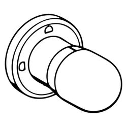 Hansa Deckelteil für Umsteller, Chrom, 02879135... HANSA-02879135 4015474676862 (Abb. 1)