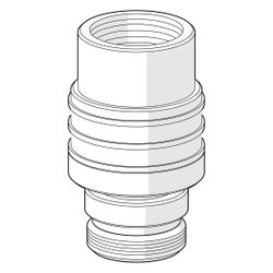 Hansa Schnellverschluss, G 1/2", DN 15, Chrom, 04050200... HANSA-04050200 4015474255234 (Abb. 1)