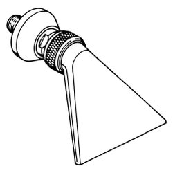 Hansa Jet Kopfbrause, 1-strahlig, G 3/4", Ausladung 165mm, DN 20, Chrom, 04390100... HANSA-04390100 4015474672864 (Abb. 1)