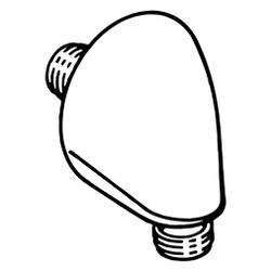Hansa Wandanschlussbogen, DN 15, Chrom, 04420100... HANSA-04420100 4015474672321 (Abb. 1)