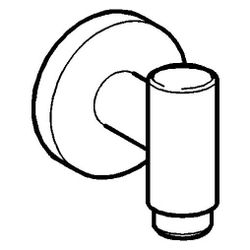 Hansa Wandanschlussbogen 0442 Rosette rund DN15 Chrom... HANSA-04420200 4015474141148 (Abb. 1)