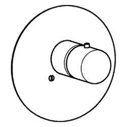 Hansa Living Aufputzset Unterputz-Armatur 0665 Rosette rund DN20 Chrom... HANSA-06659105 4015474249721 (Abb. 1)