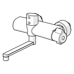 Hansa Clinica Waschtischbatterie, 6V, Bluetooth, Ausladung 200mm, Chrom, 08866202... HANSA-08866202 4057304014444 (Abb. 1)