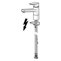 Hansa Twist Einhebel-Küchenarmatur, Niederdruck, Kupferrohr Ausladung 199mm, DN 15, Chr... HANSA-09121183 4015474261143 (Abb. 1)