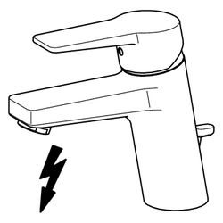 Hansa Twist Einhebel-Waschtischbatterie, Kupferrohr Zugstangen-Ablaufgarnitur, Ausladun... HANSA-09131183 4015474259829 (Abb. 1)