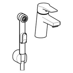 Hansa Twist Einhebel-Waschtischbatterie, Ausladung 121mm, DN 15, Chrom, 09302203... HANSA-09302203 4015474269095 (Abb. 1)