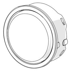 Hansa Druckknopf für Oras Group, 3V, Chrom, 1004296V... HANSA-1004296V 6414150088957 (Abb. 1)