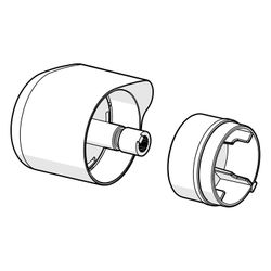 Hansa Absperrgriff, Chrom, 1006584V... HANSA-1006584V 6414150096136 (Abb. 1)