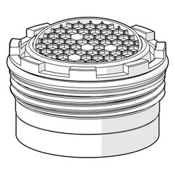 Hansa Luftsprudler Oras Group M18.5x1 HC-SSR-TJ PCA 1,5gpm, 1008237V... HANSA-1008237V 6414150100482 (Abb. 1)