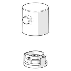 Hansa Mengen-Einstell-Griff für Oras Group, Chrom, 1009482V... HANSA-1009482V 6414150100918 (Abb. 1)