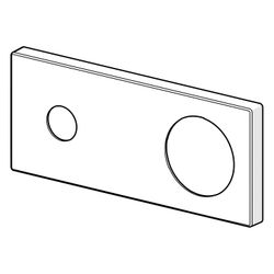 Hansa Abdeckplatte Oras Group 175x75mm, Chrom, 1012277V... HANSA-1012277V 6414150101427 (Abb. 1)