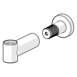 Hansa Wandhalterung für Dusche, Chrom, 1013325V... HANSA-1013325V 6414150104084 (Abb. 1)