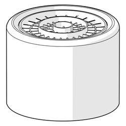 Hansa Luftsprudler für Oras Group, M22x1, Matt-Schwarz, 1017047V-33... HANSA-1017047V-33 6414150105623 (Abb. 1)