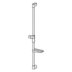 Hansa Duschstange Hansaviva, Länge 971mm, D 22mm, Chrom, 44130200... HANSA-44130200 4057304017988 (Abb. 1)