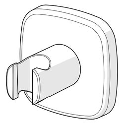Hansa Living Wandhalter soft edge 4444 Rosette soft edge Chrom... HANSA-44440183 4057304007132 (Abb. 1)