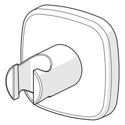 Hansa Living Wandhalter rund 4444 Rosette soft edge Chrom... HANSA-44440193 4057304007910 (Abb. 1)