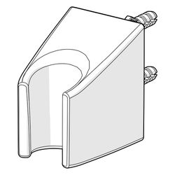 Hansa Wandhalter Handbrause, Chrom, 44450100... HANSA-44450100 4057304002601 (Abb. 1)