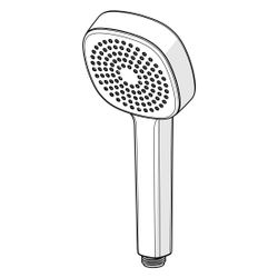 Hansa BasicJet Style Handbrause, 1-strahlig, Chrom, 44610500... HANSA-44610500 4057304011009 (Abb. 1)