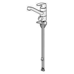 Hansa Pinto Einhebel-Küchenarmatur mit Spülmaschinenventil, Ausladung 213mm, DN 15, Chr... HANSA-45202293 4057304014741 (Abb. 1)