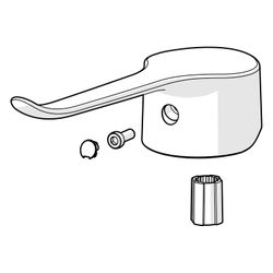 Hansa Unterstützungsgriff Hansaclinica, 140mm, Chrom, 45240003... HANSA-45240003 4057304020179 (Abb. 1)