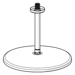 Hansa Aurelia Kopfbrause 1-strahlig, rund, D 300mm, Decke, schwenkbares Kugelgelenk, An... HANSA-47270300 4057304020629 (Abb. 1)