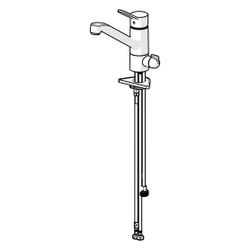 Hansa Primo Einhebel-Küchenarmatur mit Spülmaschinenventil, Ausladung 210mm, DN 15, Chr... HANSA-49502203 4015474261082 (Abb. 1)