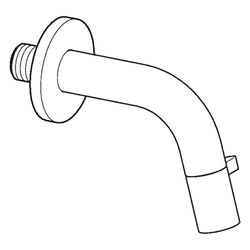 Hansa Nova Style Einhebel-Waschtischbatterie, Ausladung 107mm, DN 15, Chrom, 50868101... HANSA-50868101 4015474171640 (Abb. 1)