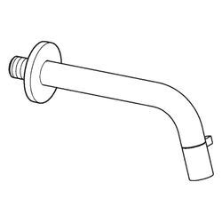 Hansa Nova Style Einhebel-Waschtischbatterie, Ausladung 186mm, DN 15, Chrom, 50968101... HANSA-50968101 4015474171725 (Abb. 1)