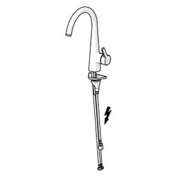 Hansa Designo Style Einhebel-Küchenarmatur, Niederdruck, Ausladung 200mm, DN 15, Chrom... HANSA-51021183 4057304007064 (Abb. 1)