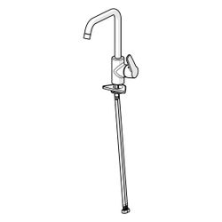 Hansa Polo Einhebel-Küchenarmatur, Ausladung 203mm, DN 15, Chrom, 51562293... HANSA-51562293 4057304002991 (Abb. 1)