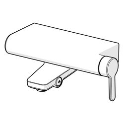 Hansa Designo Einhebelmischer Wannenfüll- und Brausebatterie Style 5185 Ausladung 146mm... HANSA-51852183 4057304006722 (Abb. 1)