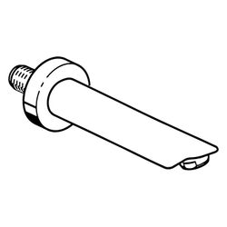 Hansa Auslauf, Länge 170mm, Ausladung 170mm, DN 15, Chrom, 52502100... HANSA-52502100 4015474068445 (Abb. 1)