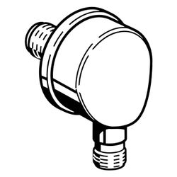 Hansa Wandanschlussbogen, Rosette rund, DN 15, Chrom, 52520100... HANSA-52520100 4015474069589 (Abb. 1)