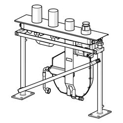 Hansa Compact Unterputz-Rohbauset Bade- und Brausearmatur 4.0 Kartusche, DN 20, 5302030... HANSA-53020300 4057304007163 (Abb. 1)