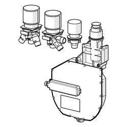 Hansa Unterputz-Rohbauset Bade- und Brausearmatur 4.0, Kartusche, DN 20, 53040300... HANSA-53040300 4057304007170 (Abb. 1)