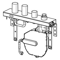 Hansa Compact Unterputz-Rohbauset Bade- und Brausearmatur 4.0 Kartusche, DN 20, 5308030... HANSA-53080300 4057304007187 (Abb. 1)