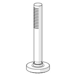 Hansa Stilo Handbrause, 1-strahlig, 72mm, Chrom, 53549470... HANSA-53549470 4057304014659 (Abb. 1)