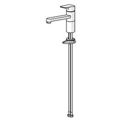 Hansa Basic Einhebelmischer Küchenarmatur, Ausladung 223mm, DN 15, Chrom, 55482203... HANSA-55482203 4057304019074 (Abb. 1)