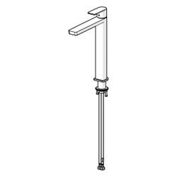 Hansa Stela Einhebel-Waschtischbatterie, Ausladung 241mm, Chrom, 57102273... HANSA-57102273 4057304015205 (Abb. 1)