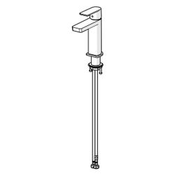 Hansa Stela Einhebel-Waschtischbatterie, Ausladung 174mm, Chrom, 57192273... HANSA-57192273 4057304015199 (Abb. 1)