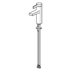 Hansa Loft Einhebelmischer Waschtischbatterie 5753 Ausladung 114mm DN15 Chrom... HANSA-57532203 4015474263284 (Abb. 1)