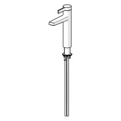 Hansa Loft Einhebelmischer Waschtischbatterie 5756 Kupferrohr Ausladung 143mm DN15 Chro... HANSA-57562103 4015474263512 (Abb. 1)