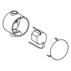 Hansa Netzteil Unterputz, Eingang 100-240V, Ausgang 12 VDC/1,5 A, für berührungslose Ar... HANSA-58280100 4015474110786 (Abb. 1)
