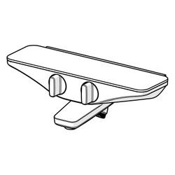 Hansa Emotion Wannenfüll- und Brausebatterie, Ausladung 137mm, DN 15, Chrom/Weiß, 586... HANSA-5864217182 4057304008733 (Abb. 1)
