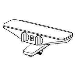 Hansa Emotion Wannenfüll- und Brausebatterie Wellfit 5864 6V Ausladung 137mm Chrom/Gr... HANSA-5864217284 4057304008764 (Abb. 1)