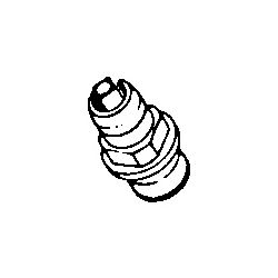 Hansa Oberteil 1/2", Oberteil zur Wassermengeneinstellung, Messing, 59901015... HANSA-59901015 4015474052840 (Abb. 1)