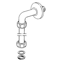 Hansa Anschlussrohr für Wasserhahn, 59901431... HANSA-59901431 4015474104655 (Abb. 1)